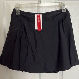 NWT Baleaf Swim Skirt side zip pocket size M